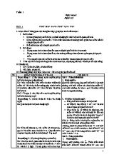 Giáo án Hình học 11 - Tuần 1 đến tuần 18